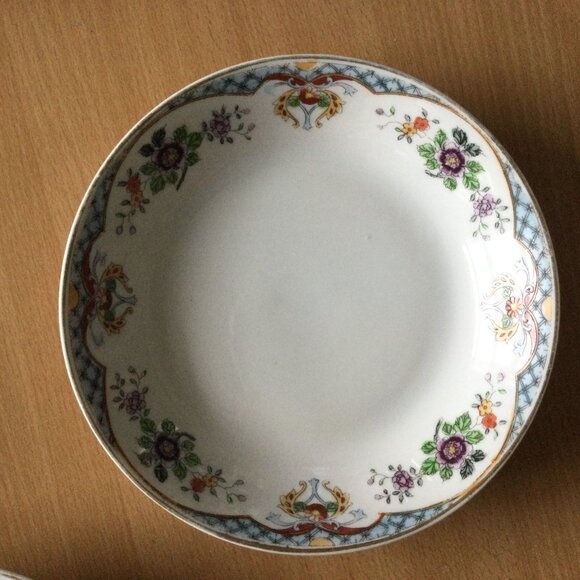 Set of three hand painted Nippon salad bowls Japanese porcelain 7.5" - Picture 4 of 7